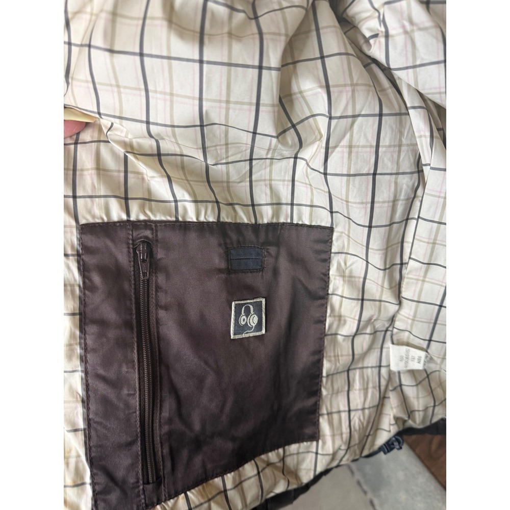 The North Face Women's Size Medium 550 Puffer Jacket Brown Sherling Y2K Coat - Picture 6 of 8